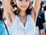 美少女わき毛　羞恥プレイ　18歳　#わき毛　#ワキ毛　#脇毛　#armpithair　　