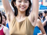 美少女わき毛　強制露出　26歳　#わき毛　#ワキ毛　#脇毛　#armpithair　　