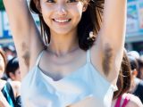 美少女わき毛　強制露出　25歳　#わき毛　#ワキ毛　#脇毛　#armpithair　　
